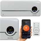 Effektiv elektrisk vægvarmer med WiFi og fjernbetjening