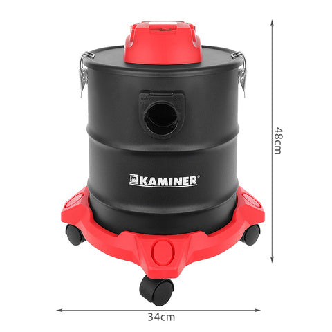 Effektiv støvsuger til aske og grus med blæsefunktion