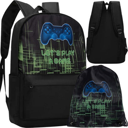Gamer Rygsæk med Sko- og PE Taske – 22L Kapacitet og Ergonomisk Design