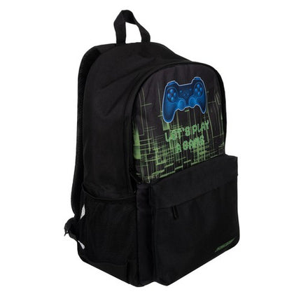 Gamer Rygsæk med Sko- og PE Taske – 22L Kapacitet og Ergonomisk Design