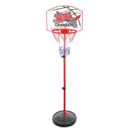 2-i-1 Basketball og Skydespil Sæt med Justerbar Højde – Sjov for Børn