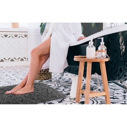 Badeværelses Sæt 3 Stk. – Bløde Gulvtæpper med Anti-Skrid og Toiletbetræk