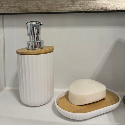 Elegant Badeværelsessæt med 6 Elementer – Funktionelt og Stilfuldt