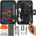 Præcisionsværktøjssæt med 133 dele til reparation og DIY