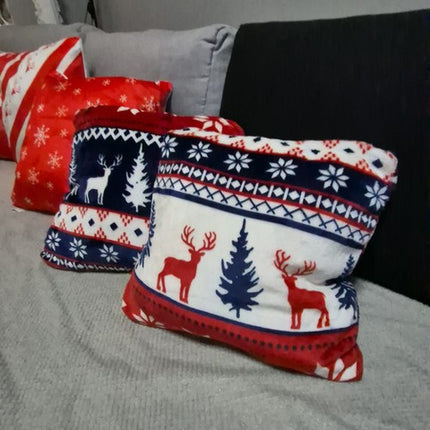 Tykt og Blødt Jule Tæppe 160x200 cm – Perfekt til Seng eller Sofa