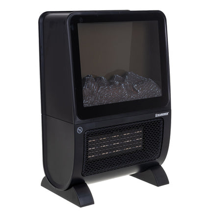 Blazeo 2000W elektrisk varmeblæser med flammeeffekt