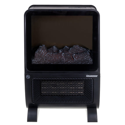 Blazeo 2000W elektrisk varmeblæser med flammeeffekt