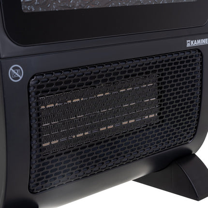 Blazeo 2000W elektrisk varmeblæser med flammeeffekt