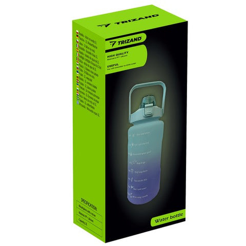 Motiverende Vandflaske 2000 ml – Praktisk og Holdbar