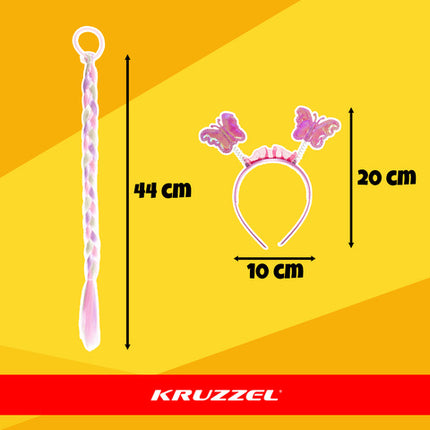 Butterfly Kostume til Børn med Vinger og Tilbehør