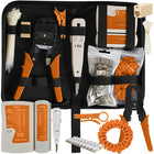 Kabeltester med værktøjssæt til RJ45 og RJ11