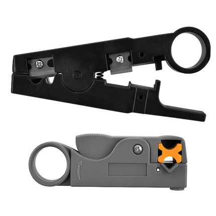 Netværkstestværktøjssæt med crimper og tester