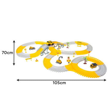 Byg din egen byggeplads med 255 dele og køretøjer