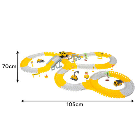 Byg din egen byggeplads med 255 dele og køretøjer