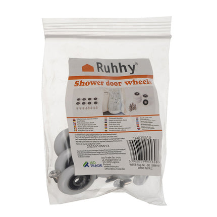 Shower cabin hjul med kuglelejer - sæt af 8