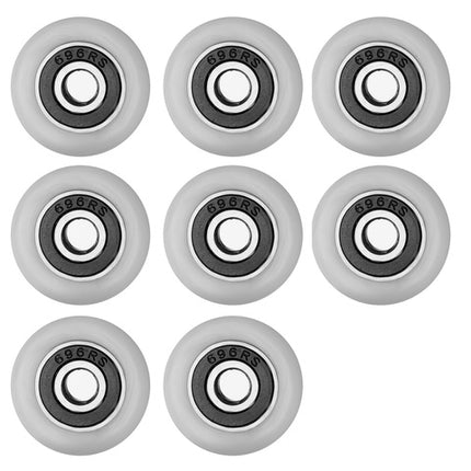 Shower cabin hjul med kuglelejer - sæt af 8