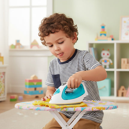 Interaktivt strygejern til børn med lyd og lys