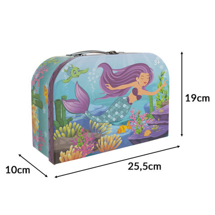 Børns havfrue tesæt med tilbehør - kreativ leg og læring