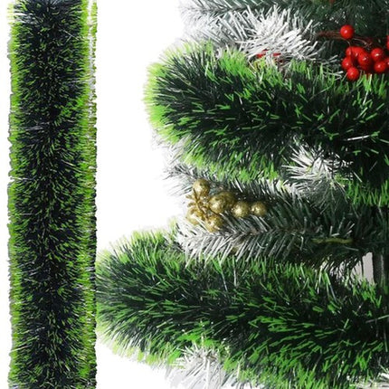 Lang og Tyk Juletræsgarland 6 Meter – Grøn Dekoration til Jul