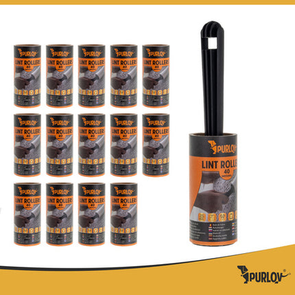 Effektiv tøjrenser med 15 ruller til hår og fnug