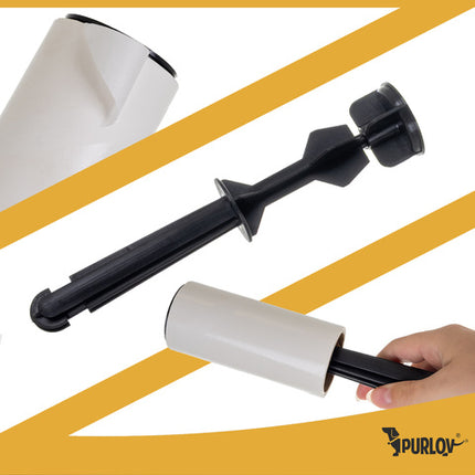 Effektiv tøjrenser med 15 ruller til hår og fnug