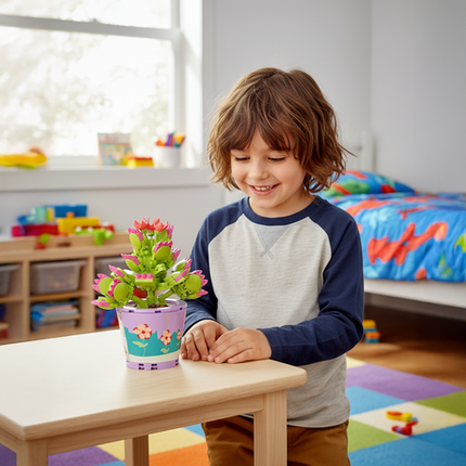 Byggeklodser med blomsterdesign - 172 dele til kreativ leg