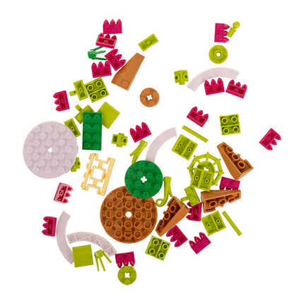 Byggeklodser med blomsterdesign - 172 dele til kreativ leg