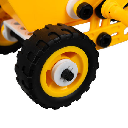 Kreativt byggesæt med 100 dele til børn - køretøjer