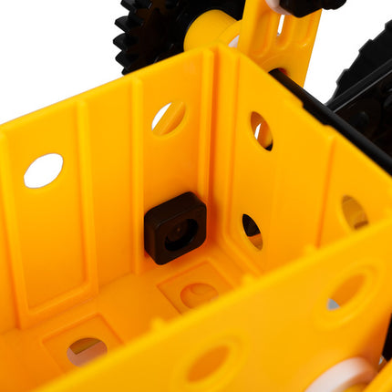 Kreativt byggesæt med 100 dele til børn - køretøjer