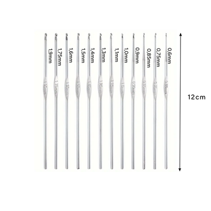 Hæklesæt med 58 dele - Perfekt til begyndere og øvede