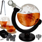 Whisky Gavesæt med Globus Karaffel og Glas – Perfekt Gave til Whisky Elskere