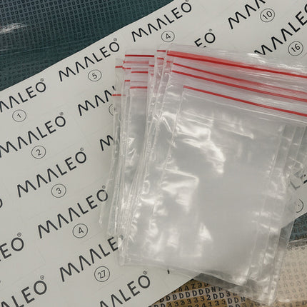 Diamond broderi sæt med strandmotiv 40x30 cm