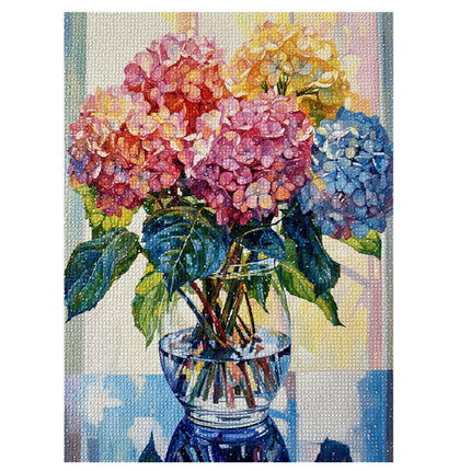 Diamond broderi 'Bouquet' 40x30cm - Kreativ afslapning