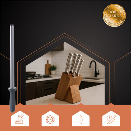 Diamant knivsliber med ergonomisk håndtag og hurtig skarphed