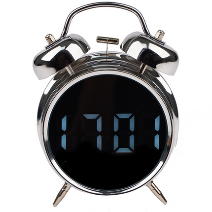 Digital vækkeur med klar skærm og lydløs funktion