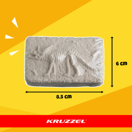 Dinosaur Graveudgravningssæt med 6 Dinosaurer og Værktøj