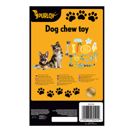 Hundelegetøj sæt med reb og knuder til sjov leg