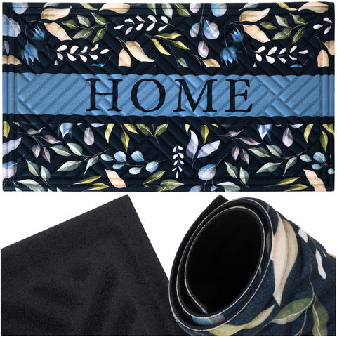 Robust doormat 75x45 cm med skridsikker bund og stilfuldt design