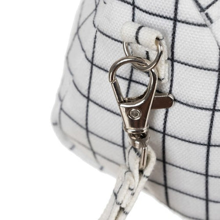 Praktisk Blyantetui med Mønstret Design – To Rum og Let Adgang