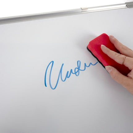 Magnetisk Tør- og Slet Tavle 40 x 60 cm – Inkl. Markører, Magneter og Svamp