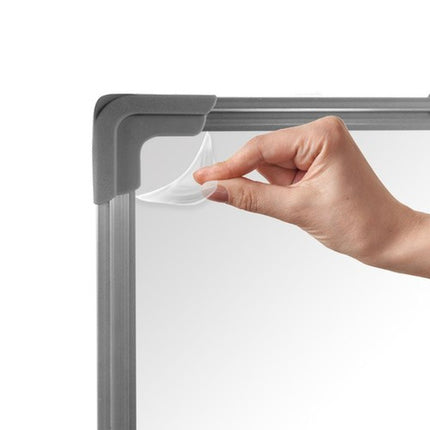 Magnetisk Tør- og Slet Tavle 90 x 60 cm – Inkl. Markører, Magneter og Svamp