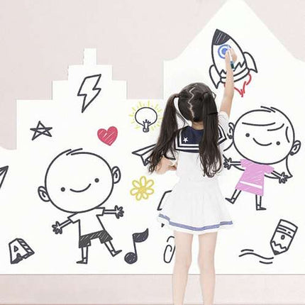 12 stk. Tør-erase Markører i 6 Farver – Perfekte til Tavler og Mere