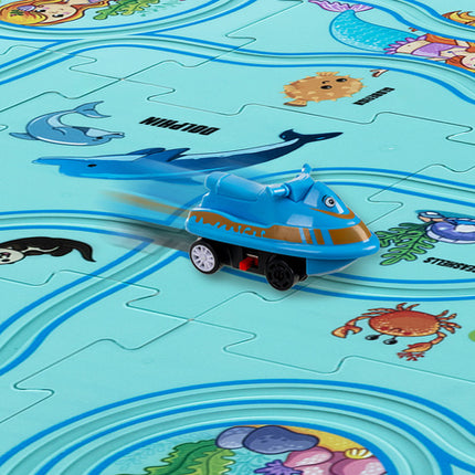 Sporpuzzle med 25 dele til kreativ leg og læring