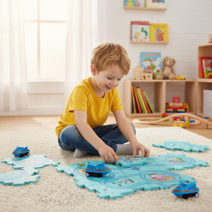 Sporpuzzle med 25 dele til kreativ leg og læring