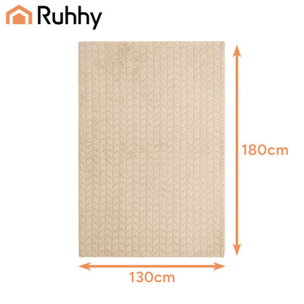 Elektrisk tæppe 180x130 cm med fjernbetjening og 10 varmeindstillinger