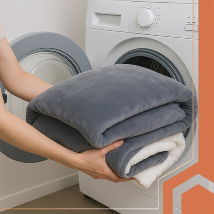 Elvarmende elektrisk tæppe 180x130 cm med fjernbetjening