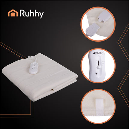 Elektrisk varmeunderlag 190x80 cm med fjernbetjening