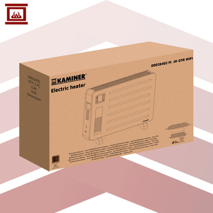 Elektrisk radiator med WiFi kontrol og energibesparende funktioner