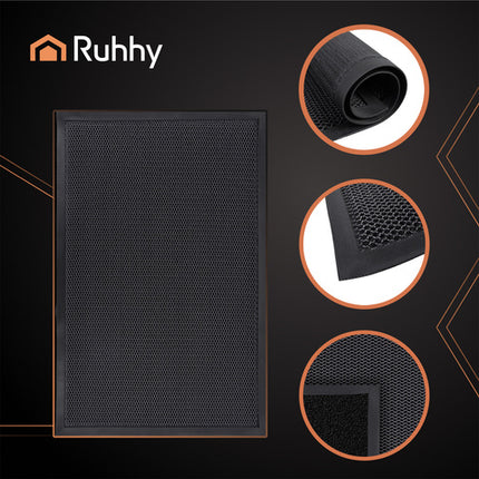 Indgangsmåtte 90x60cm med skridsikker bund og rengøringsvenlig overflade