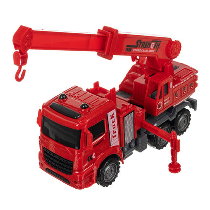 Brandbil sæt med 6 funktionelle køretøjer til børn